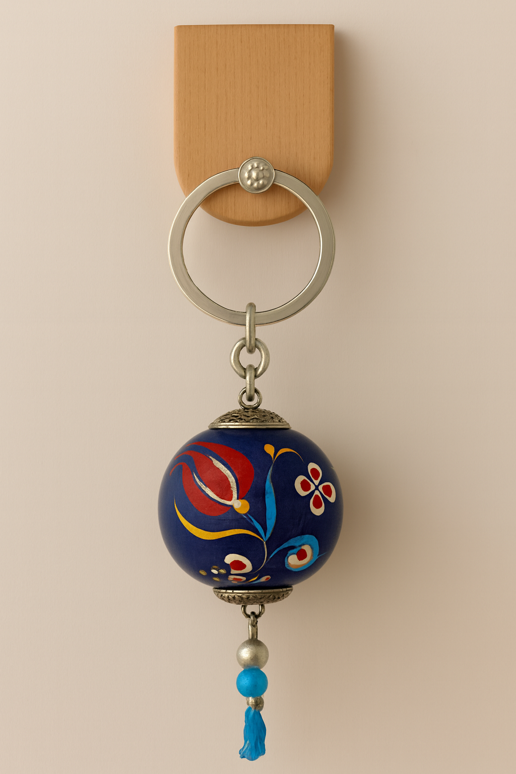 EL YAPIMI ÇİNİ SERAMİK ANAHTARLIK