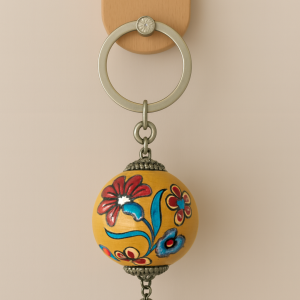 EL YAPIMI ÇİNİ SERAMİK ANAHTARLIK