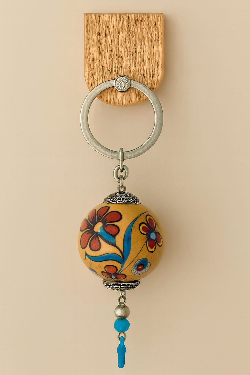 EL YAPIMI ÇİNİ SERAMİK ANAHTARLIK