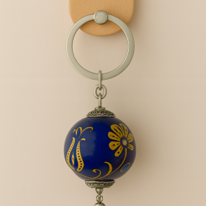 EL YAPIMI ÇİNİ SERAMİK ANAHTARLIK