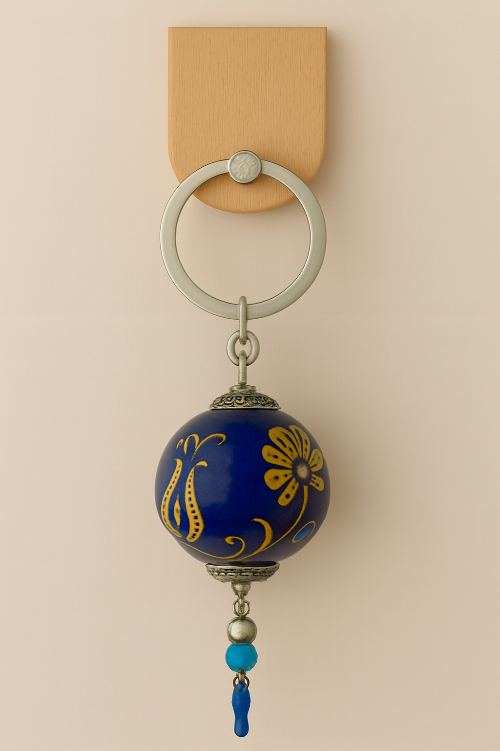 EL YAPIMI ÇİNİ SERAMİK ANAHTARLIK