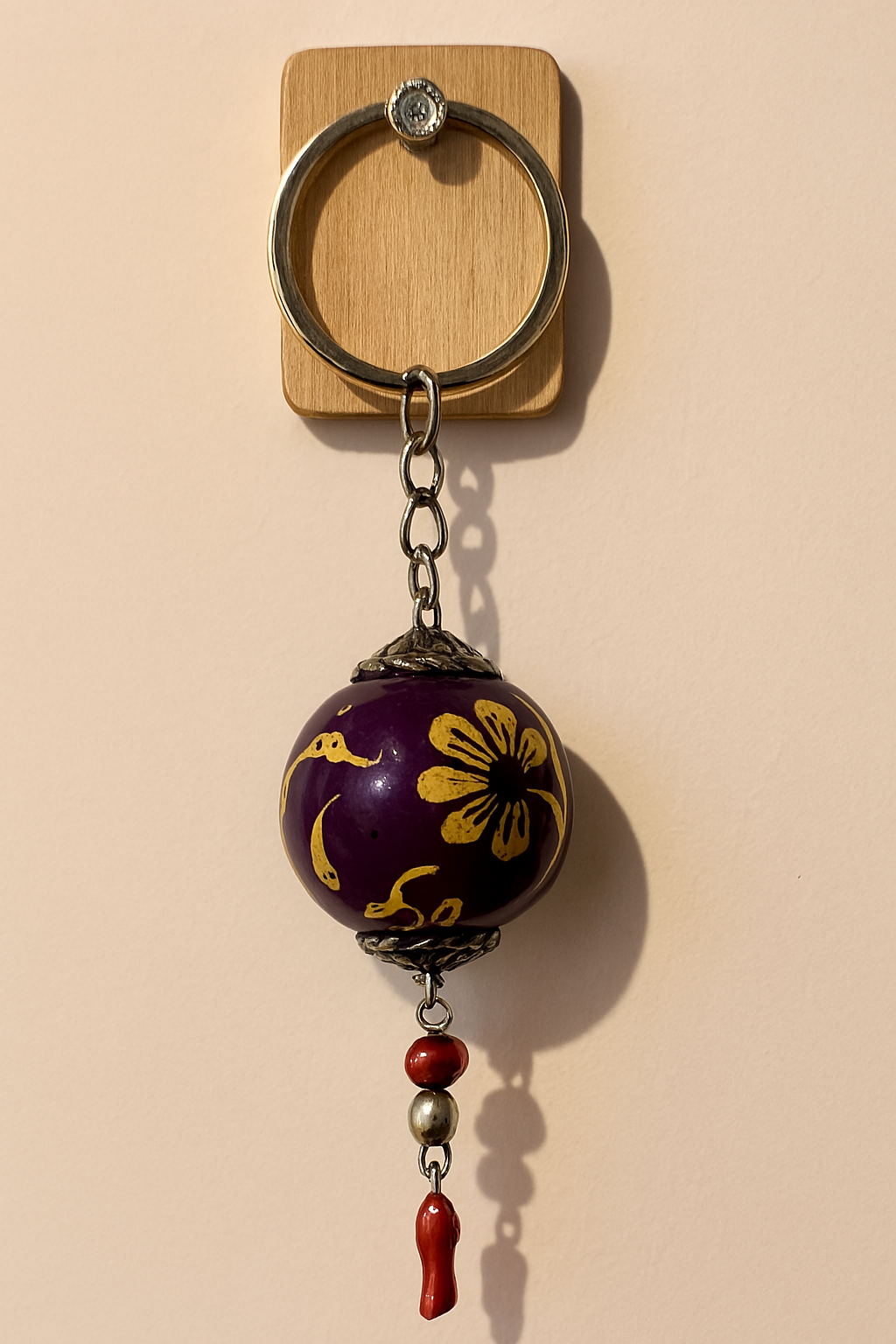 EL YAPIMI ÇİNİ SERAMİK ANAHTARLIK